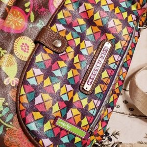 Lily Bloom Flower Print Crossbody Bag